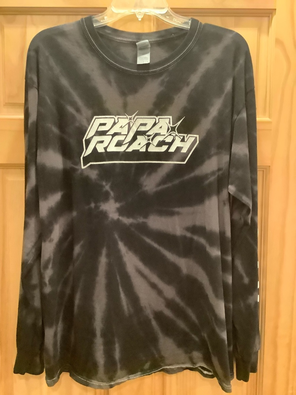 PAPA ROACH Black Tie-Dye Long Sleeve